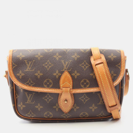 Louis Vuitton Gibeciere Pm Shoulder Bag Crossbody Monogram Brown 1203542