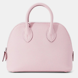 Hermes Bolide 1923 Mini Rose Darling Chevre Mysore Goatskin Shoulder Bag 1203152