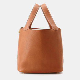 Hermes Picotin Lock 22 Fauve Barenia Leather Tote Bag 1203156