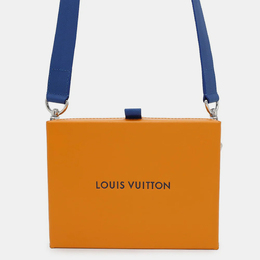 Louis Vuitton Shopper Saffron Cowhide Leather Clutch Bag 1203130