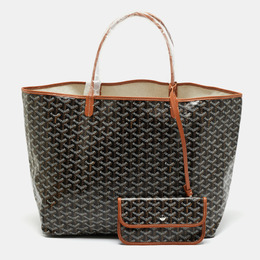 Goyard Brown Goyardine Coated Canvas and Leather Saint Louis GM Tote 1202307