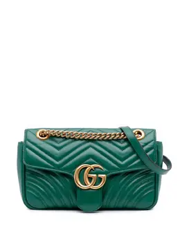 Gucci 2016-2025 Small GG Marmont Matelasse Leather Flap crossbody bag 31856200