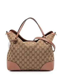 Gucci 2016-2025 Medium GG Canvas Bree satchel 31858709