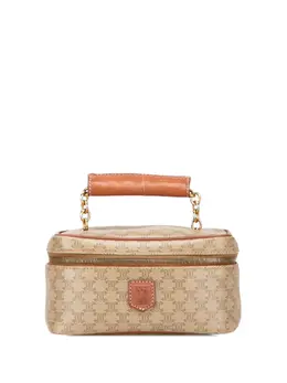 Celine 1996 Macadam Coated Canvas vanity bag 31855352