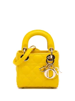 Christian Dior 2022 Micro Lambskin Cannage Lady Dior satchel 31859257