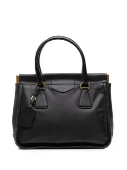 Prada 2010-2025 Saffiano Lucido Top Handle Frame tote bag 31857105