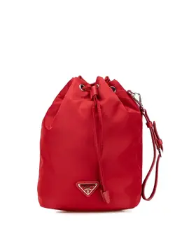 Prada 2000-2013 Tessuto Drawstring Pouch bucket bag 31854713
