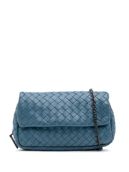 Bottega Veneta 2012-2025 Mini Nappa Intrecciato Expandable Chain crossbody bag 31859619
