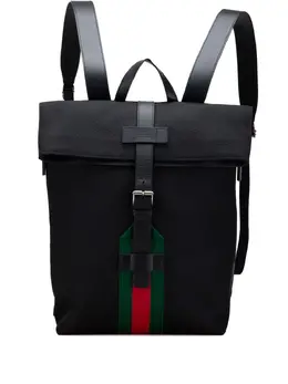 Gucci 2016-2025 Canvas Techno Web Fold Over backpack 31859161