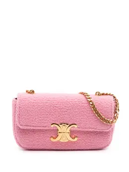 Celine 2022 Tweed Claude Chain shoulder bag 31859722