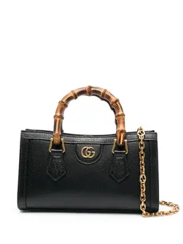 Gucci logo-plaque leather tote 19976060