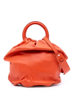 Loewe 2015 Small Gathered Lambskin Bounce Bag satchel 31856009