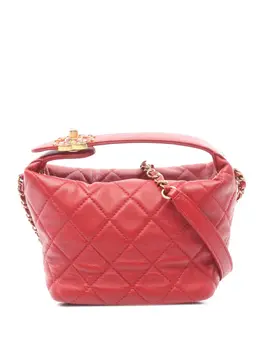 Chanel 2019 Small Quilted Lambskin Perfect Meeting Hobo satchel 31856733
