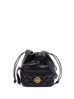 Versace 2019-2025 Quilted Calfskin La Medusa Drawstring bucket bag 31857474