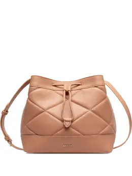 Bally quilted drawstring bucket bag 30932796