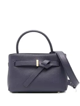Emporio Armani knotted-detail top-handle tote bag 31754368
