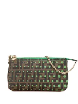Fendi 2010-2025 Zucca Spalmati Dots Chain Pochette shoulder bag 31854746