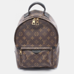 Louis Vuitton Palm Springs Pm Backpack Coated Canvas And Leather Monogram Brown Black 1204330