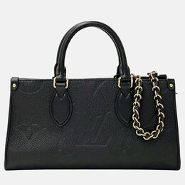 Louis Vuitton OnTheGo MM Noir Monogram Empreinte Leather Shoulder Bag 1204238