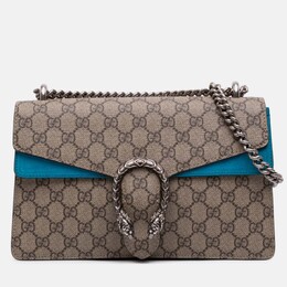 Gucci Brown Small GG Supreme Dionysus Shoulder Bag 1204172