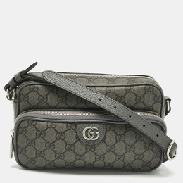 Gucci Grey GG Supreme Canvas and Leather Ophidia Shoulder Bag 1203966