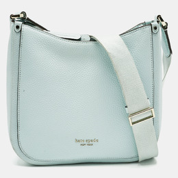 Kate Spade Light Blue Leather Roulette Messenger Bag 1203867