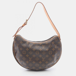 Louis Vuitton Croissant Mm Shoulder Bag Monogram Canvas Brown 1203577