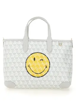 Anya Hindmarch-"I Am A Plastic Bag Wink" Tote Bag Xs-Donna 52459557028180