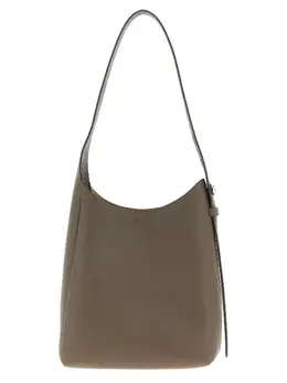 Tory Burch-Romy Hobo Borse A Spalla E Tracolla Grigio-Donna 52460493209940