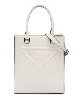 Prada 2013-2025 Mini Soft Calf Logo Drill satchel 31867867