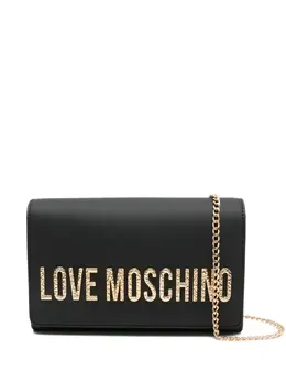 Love Moschino logo-plaque chain-strap clutch bag 31785661