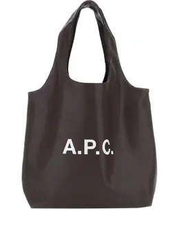 A.P.C. logo-print Ninon tote bag 31640958