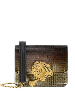Сумка-цепочка с тигровым принтом Roberto Cavalli, золотой 25747522 | золотистый