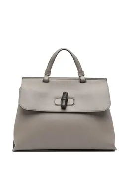 Gucci 2000-2015 Medium Leather Bamboo Daily satchel 31868422