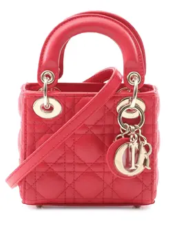 Christian Dior 2010-2025 Micro Lambskin Cannage Lady Dior satchel 31867378