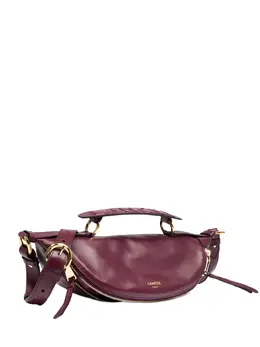 Lancel Origami curved leather crossbody bag 31525756
