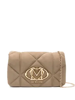 Love Moschino quilted-effect logo-plaque cross body bag 31785690