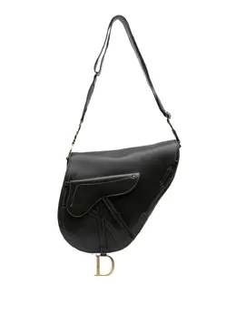 Christian Dior 2002 Leather Baudrier Saddle Bag crossbody bag 31869472