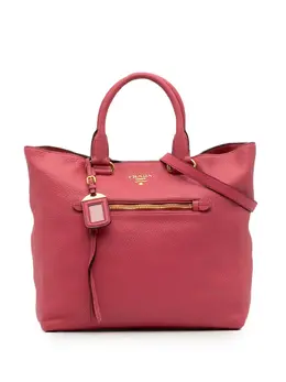 Prada 2000-2025 Vitello Daino Open Convertible Tote satchel 31869449