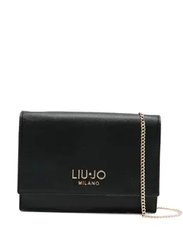 Мини-сумка через плечо с цепочкой и логотипом Liu Jo, черный 31757422 | черный