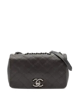 Chanel 2013-2014 Paris Edinburgh Medium Diamond Embossed Calfskin New Chic Flap shoulder bag 31868363