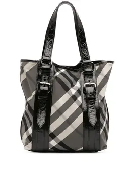 Burberry 2000-2017 Small Beat Check Nylon Victoria tote bag 31867881