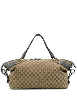 Gucci 2016-2025 Medium GG Canvas Bamboo Bar tote bag 31866644