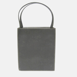 Hermes Lucy MM Grey Box Calf Leather/Chevre Leather Shoulder Bag 1203946