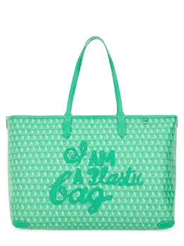 Anya Hindmarch-Tote Bag With "I Am A Plastic Bag" Pattern-Donna 52463717384532