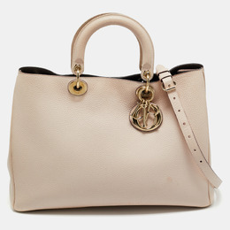 Christian Dior Beige Leather Large Christian Diorissimo Shopper Tote 1204662