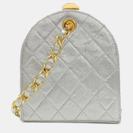 Chanel Silver Shoulder Bag 1204295