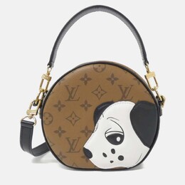 Louis Vuitton Boite Chapeau Souple Animogram Dalmatian Monogram Reverse Canvas Shoulder Bag 1204282