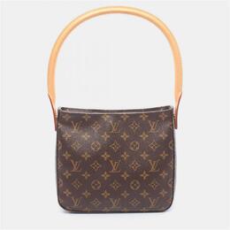 Louis Vuitton Looping MM One Shoulder Bag Monogram Brown 1203552