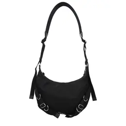 Givenchy Black Nylon Crossbody Bags gi9235092734217bt